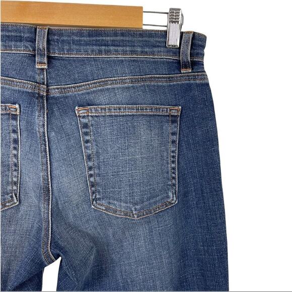 Eileen Fisher Women's Straight Skinny Jeans Organic Cotton Blue Mid Wash Size 4 - Picture 9 of 15